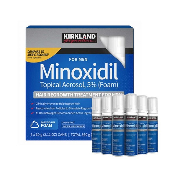 커클랜드 미녹시딜 폼 'FOAM' 6개월분 한박스 Topical Aerosol 5% Foam