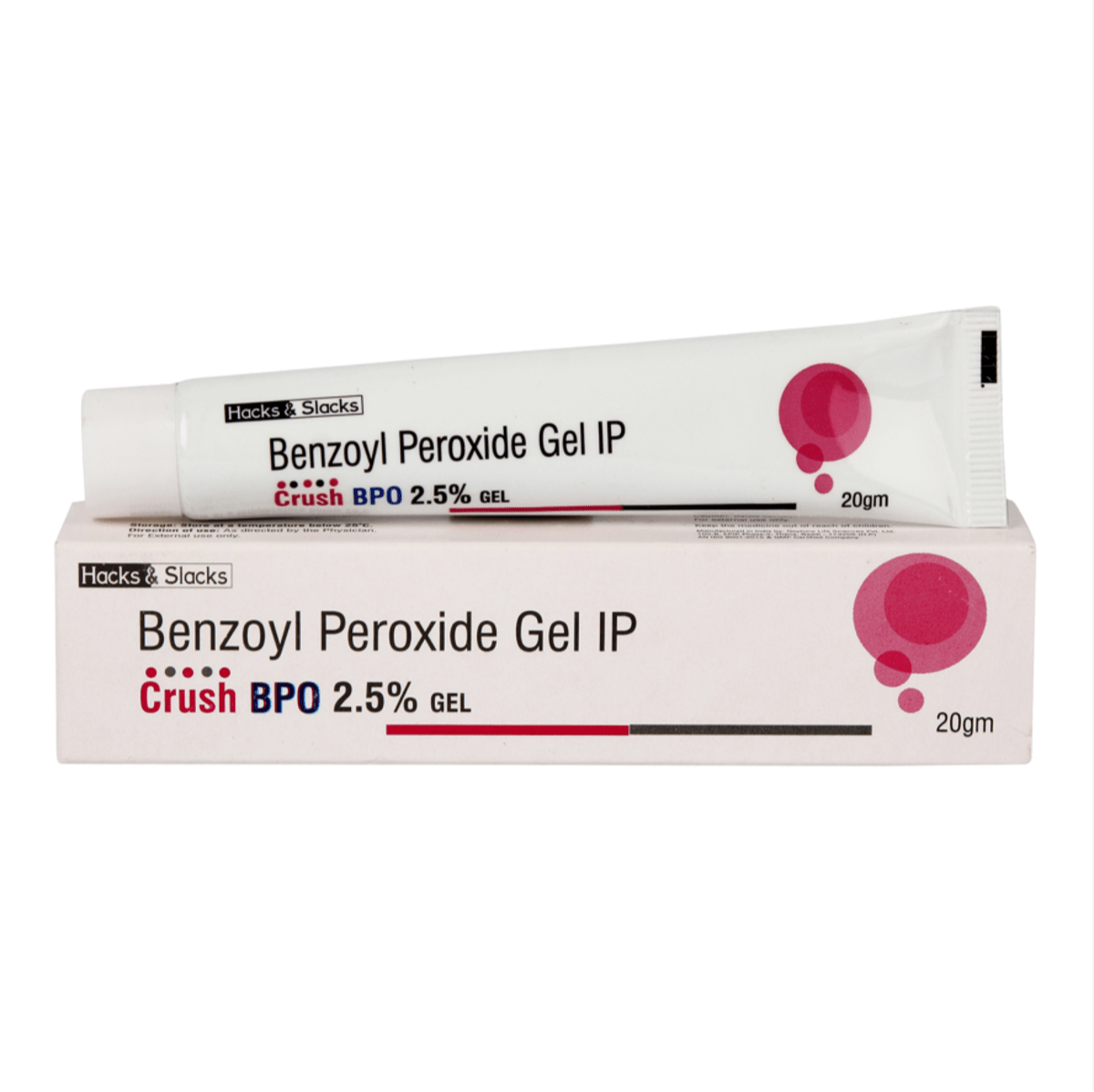 벤작 제네릭 Crush BPO 2.5% Gel  2.5% / 5% 20g  3통