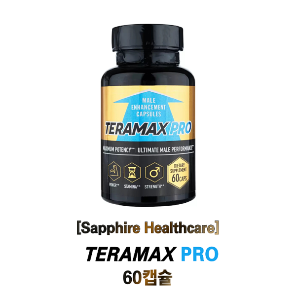 [남성 활력과 성기능 동시 강화] Teramax Pro 60캡슐