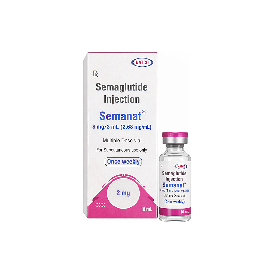 [가성비 원탑] 위고비 제네릭 세마낫 Semanat 2mg / 4mg / 8mg   1Vial (1개월분)