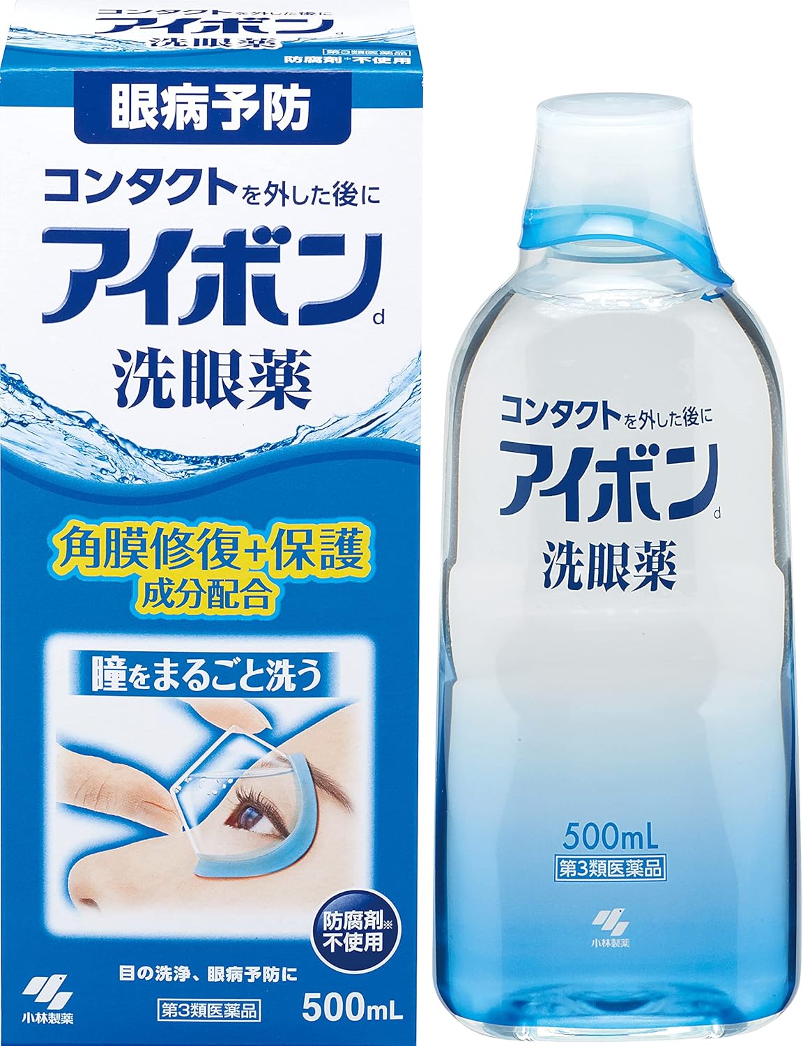 아이봉 d 세안약 500ml 【2개 세트】