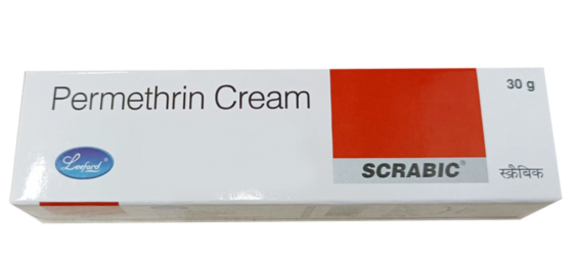 Leeford Permethrin scrabic cream 30g  3통