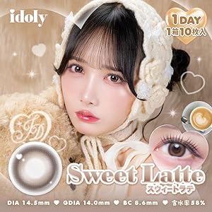 컬러렌즈 idoly 아이돌리 10개입 【8개 세트】
