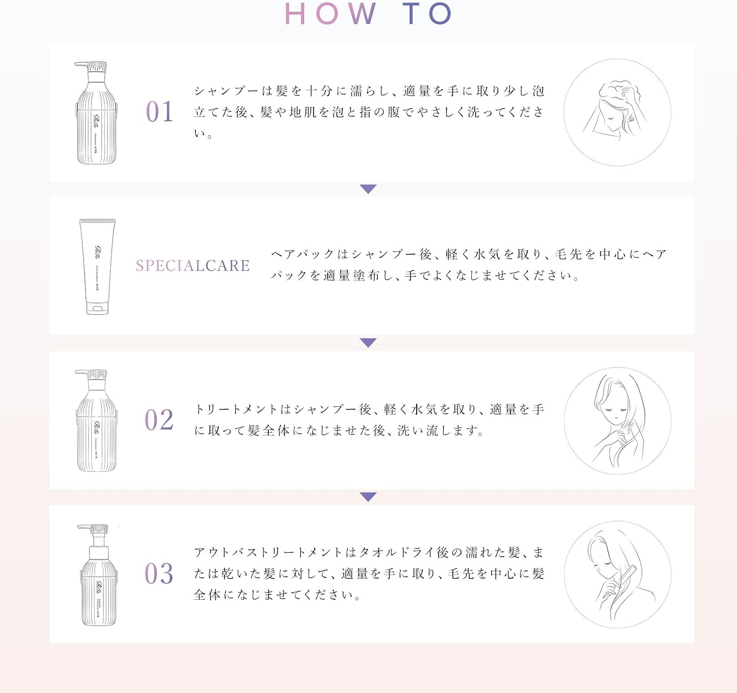 리파 밀크 프로테인 본체 500g 릴랙스 나이트 밀크 샴푸·트리트먼트 세트