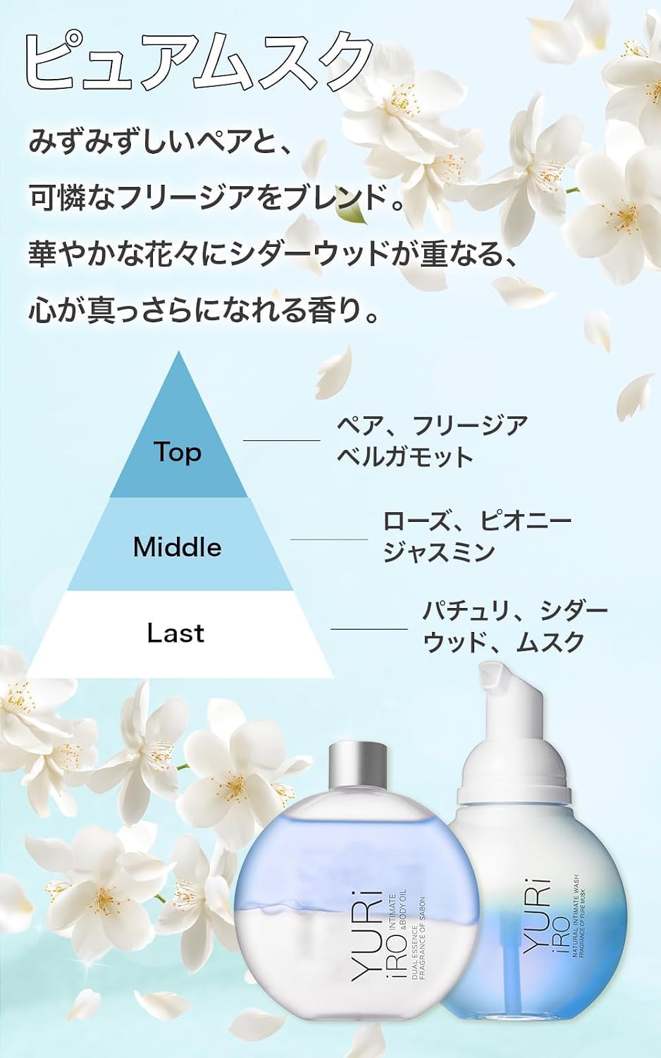 유리이로 인티메이트 & 바디 오일 데리케이트존 케어 100ml