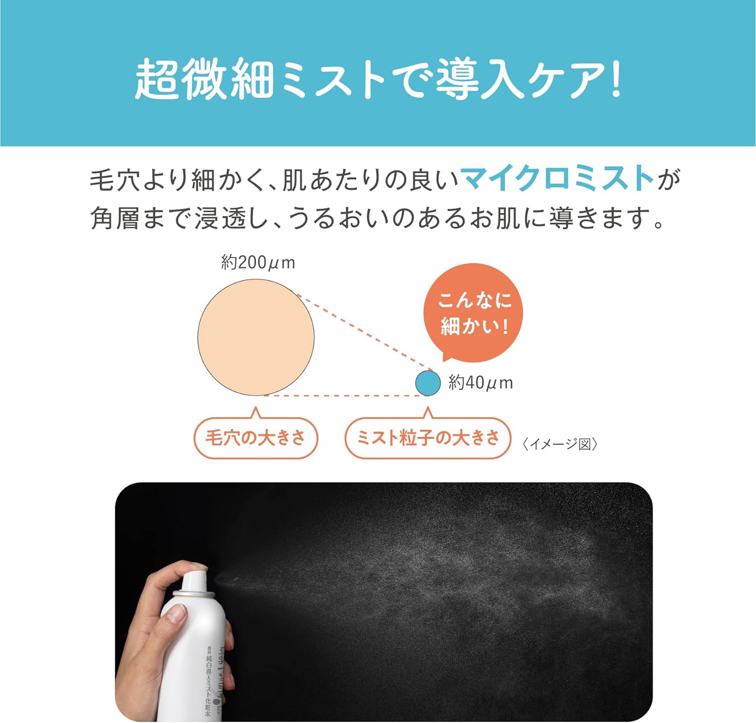 나메라카혼포 마이크로 순백 미스트 스킨 【2개 세트】