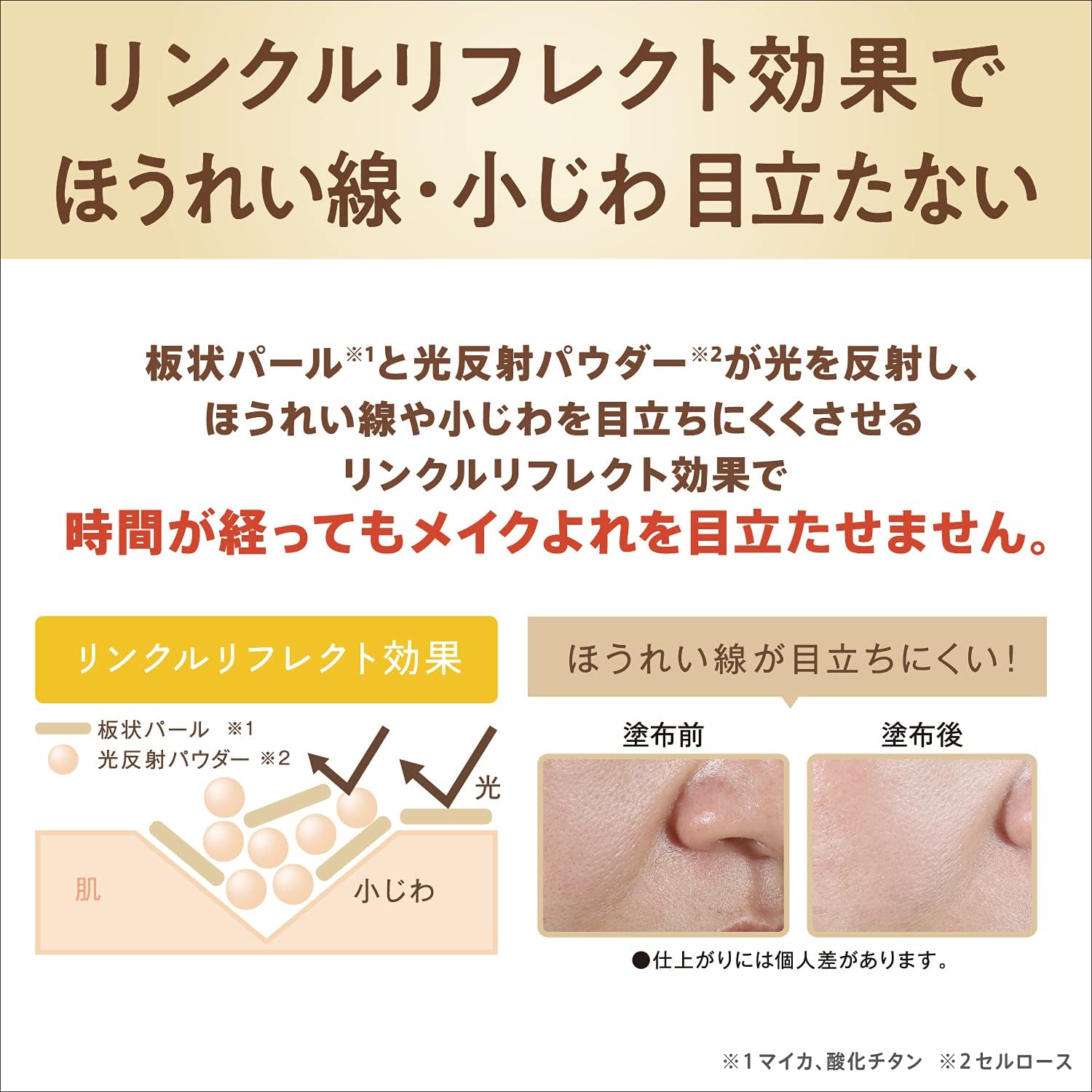 나메라카혼포 링크르 UV 로션 SPF43 PA+++ 60ml 【2개 세트】