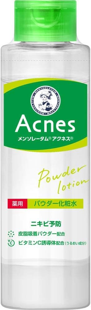 아크네스 약용 파우더 스킨(화장수) 180mL 【4개 세트】