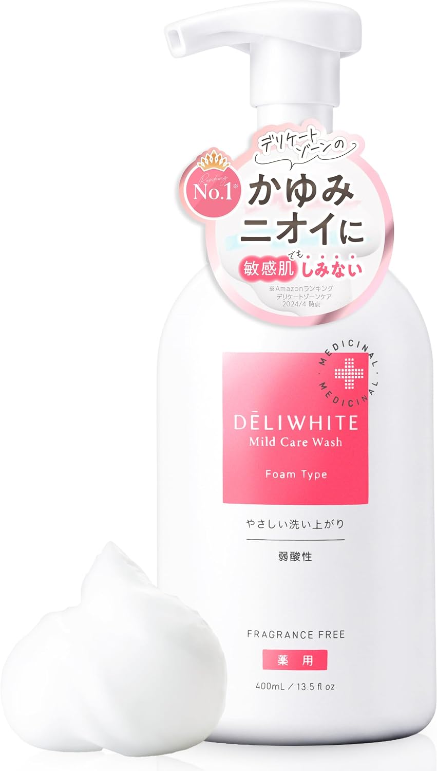 데리화이트 데리케이트 존 소울 폼 타입 400mL